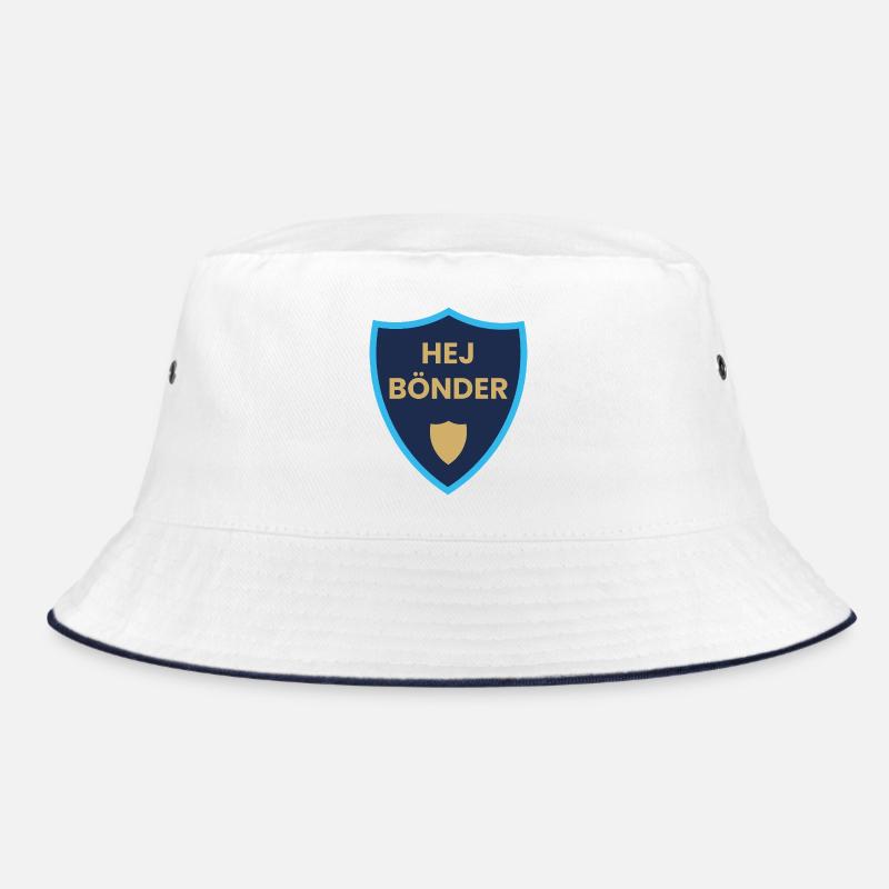 Hello Farmers Shield Crest Bucket Hat