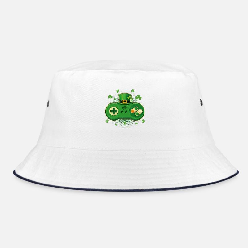 Irish Video Game Controller St Pats Bucket Hat