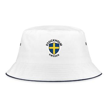 Bouclier de Stockholm Drapeau suédois - Bob - blanc/marine - Devant