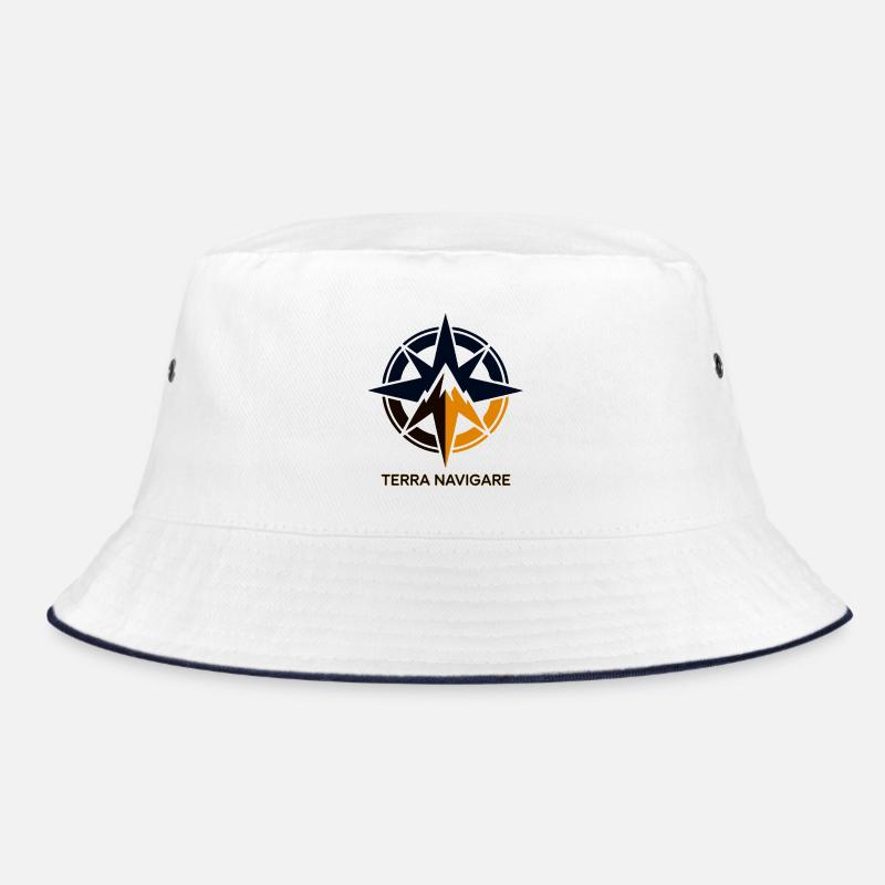 Terra Navigare Sternenkompass-Logo Bucket Hat