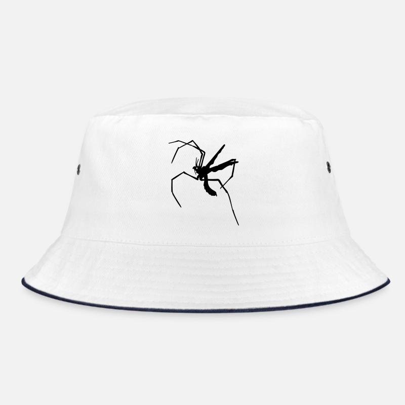 Long-legged mosquito - Bucket Hat - white/navy