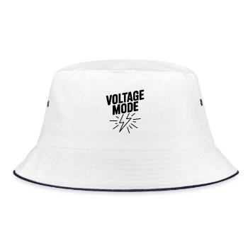 Voltage Mode - Bucket Hat - white/navy - Front