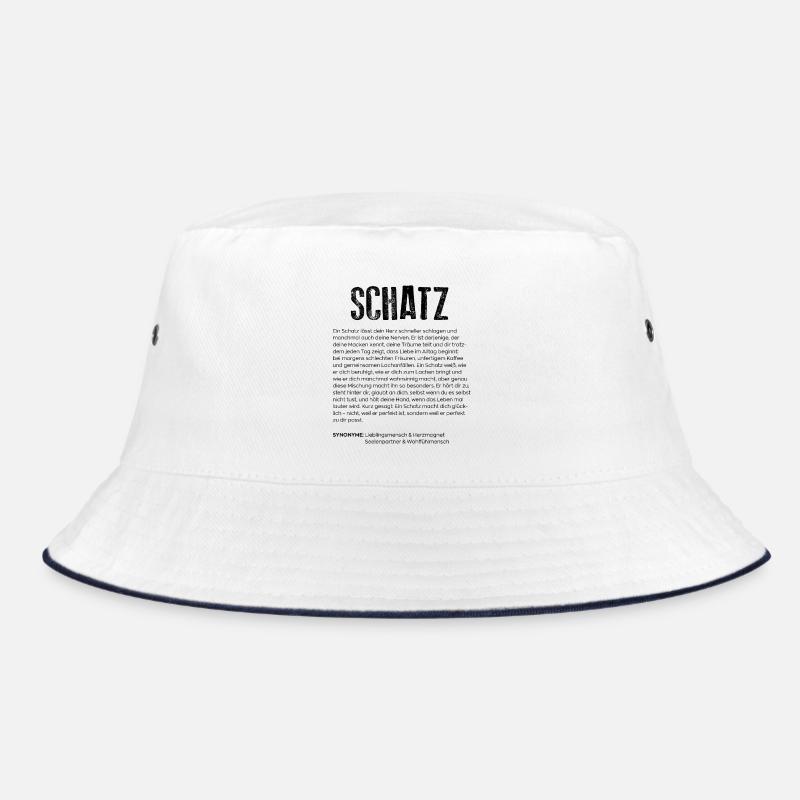 Treasure Definition - Bucket Hat - white/navy