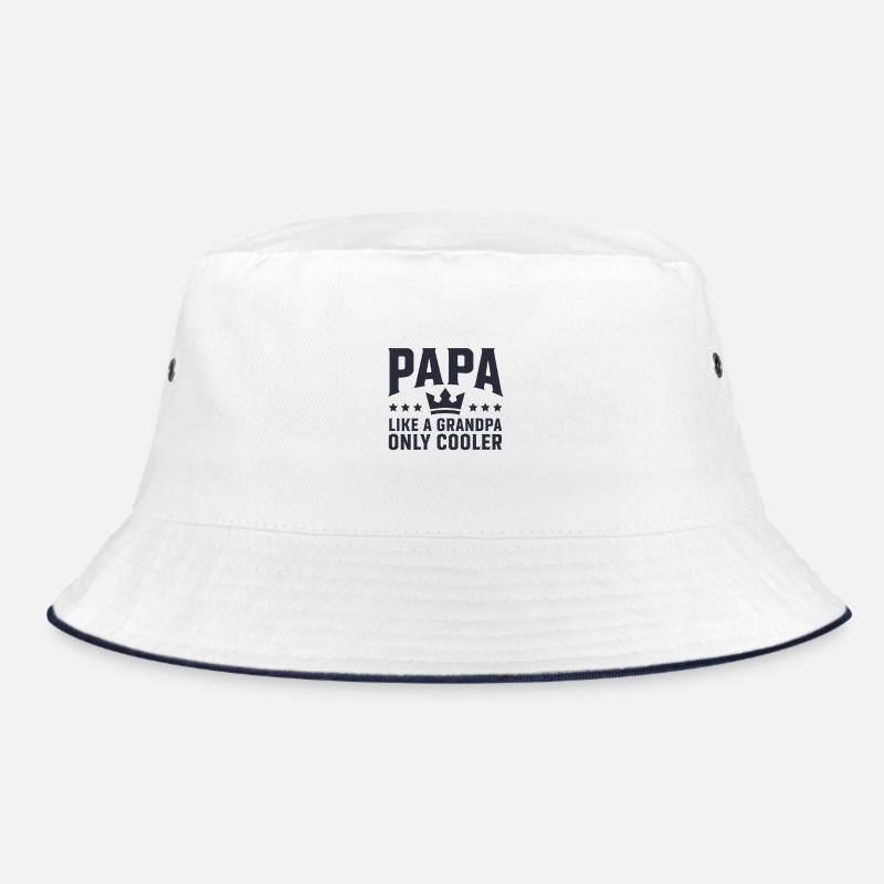 Cooler Papa Wie ein Opa Nur Cooler Bucket Hat