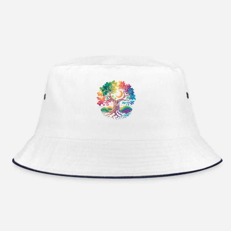 Regenbogenbaum Mondzauber Bucket Hat