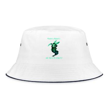 Hippity Hoppity – Soul Reaper in Bunny Costume - Bucket Hat - white/navy - Front