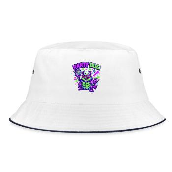 Party Bug - Bucket Hat - white/navy - Front