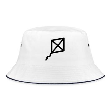 Kite - Bucket Hat - white/navy - Front