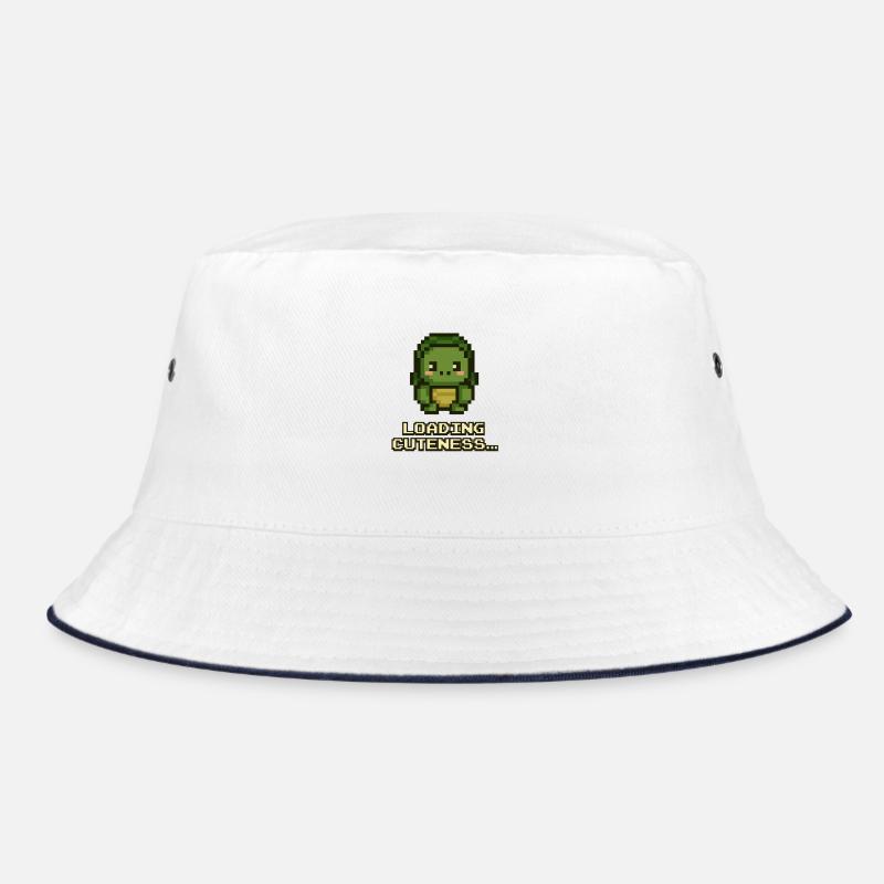 Download Cute Dino Pixel Bucket Hat