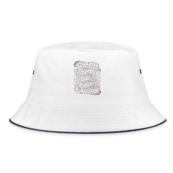 Pediatric Dentist Tooth Fairy's Favorite Dentistry - Bucket Hat - Weiß/Navy - Vorne