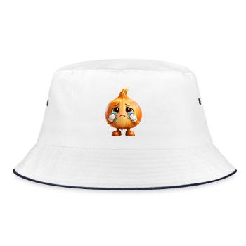 Mascotte des Larmes d’Oignon - Bob - blanc/marine - Devant