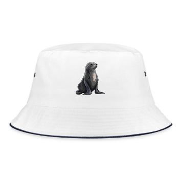 Sea Lions Sea Lion - Bucket Hat - white/navy - Front