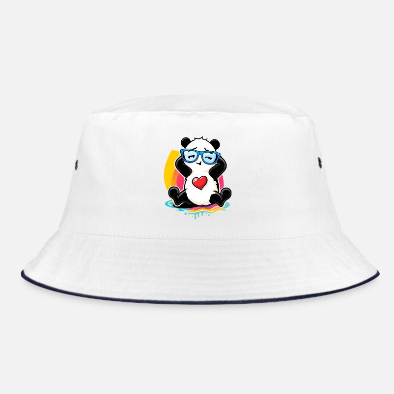 Panda détendu avec des lunettes de soleil Bob