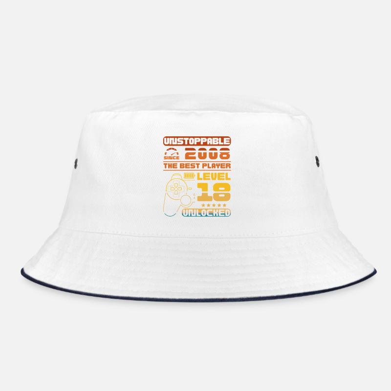 Unstoppable since 2008, Level 18 Unlocked Bucket Hat