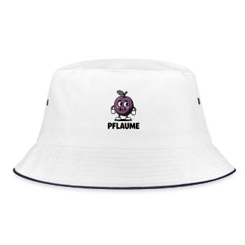 Motif de dessin animé drôle de prune PLUM - Bob - blanc/marine - Devant