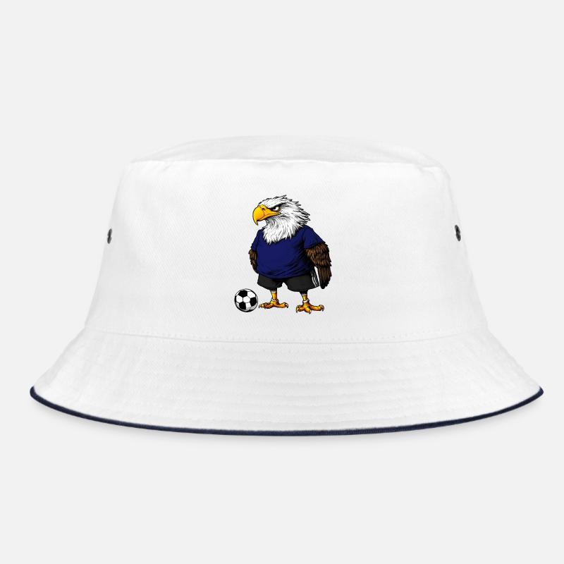 Eagle Soccer Bird Bucket Hat