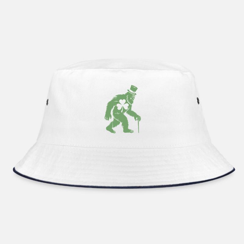 Sasquatch mit Kleeblatt Bucket Hat