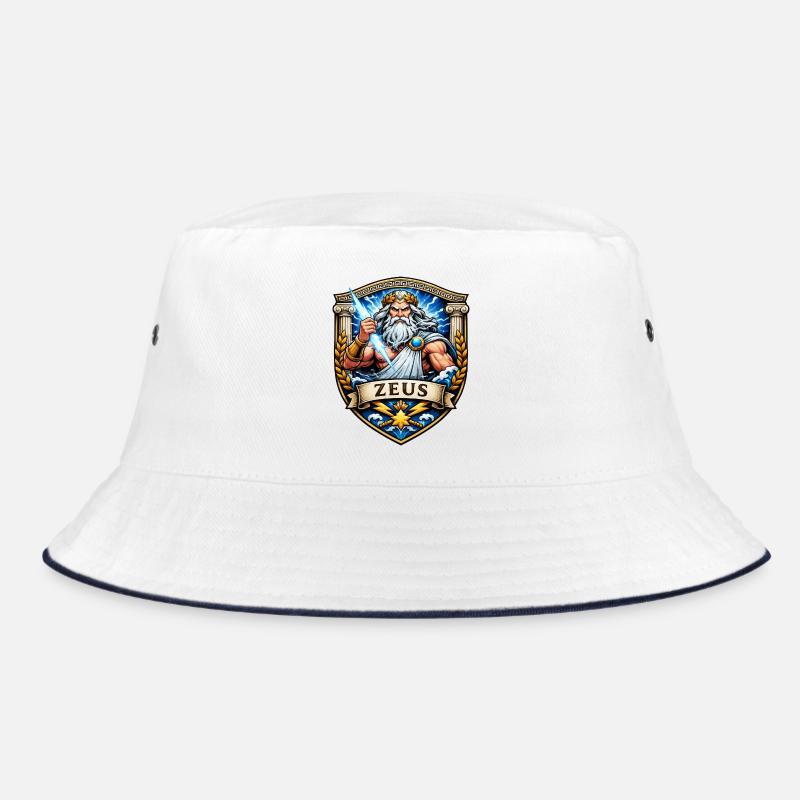Zeus Donnersturm Schild Bucket Hat