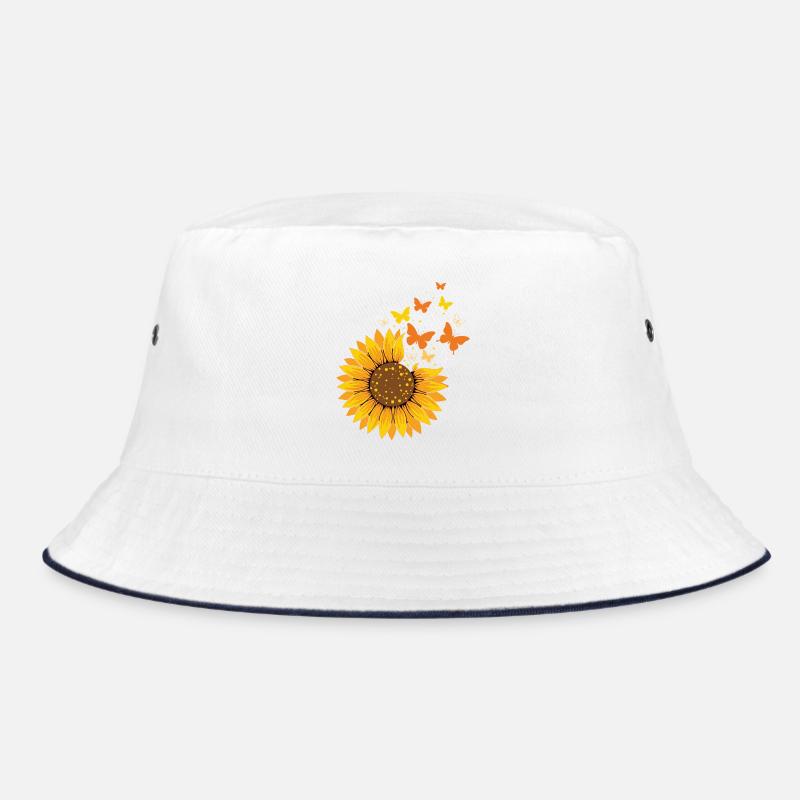 Sunflower Gift for Nature Lovers Bucket Hat