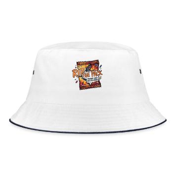 Rip The Pack Trading Cards Booster Opening Ripping - Bucket Hat - white/navy - Front