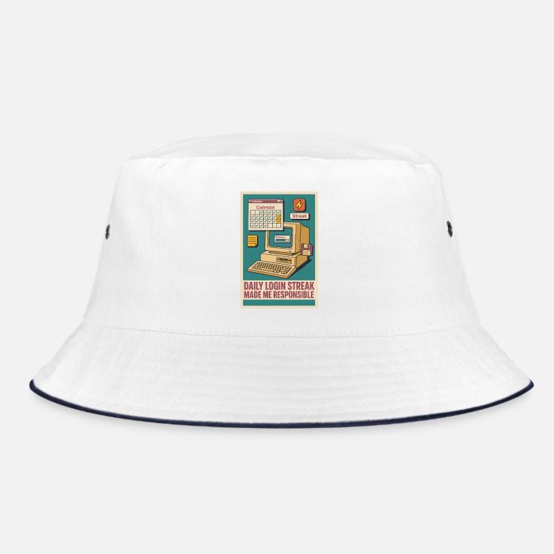Login-Streak | Gamer Routine Daily Check-in Bucket Hat