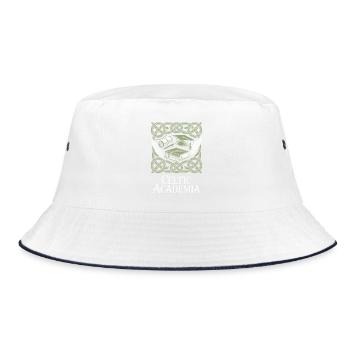 Celtic Academy The Art of Learning - Bucket Hat - white/navy - Front