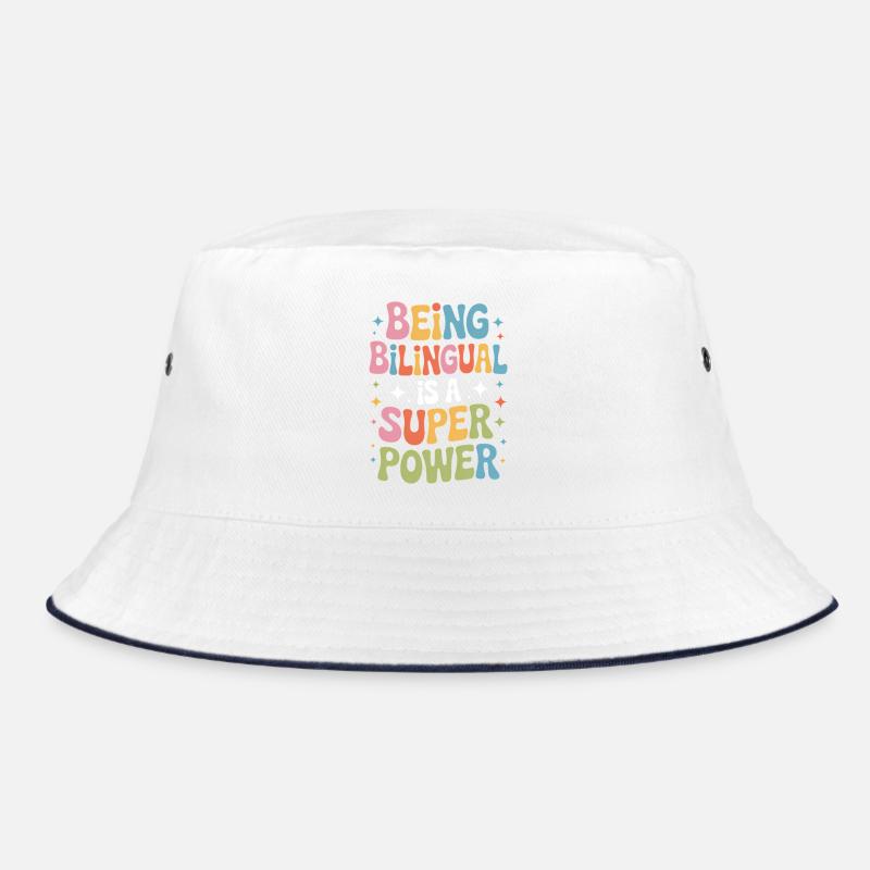 Foreign Language Sayings Funny Foreign Language Gift Bucket Hat