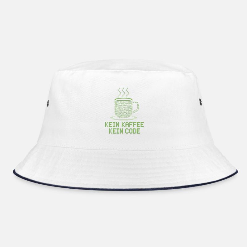Kein Kaffee Kein Code Programmierer Informatiker Bucket Hat