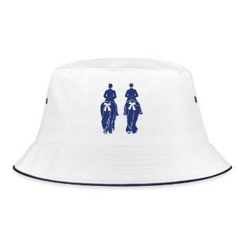 KŘIŽERJEJ ... a čěs! - Bucket Hat - Weiß/Navy - Vorne