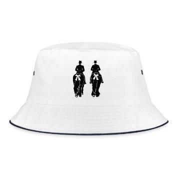 KŘIŽERJEJ ... a čěs! - Bucket Hat - Weiß/Navy - Vorne