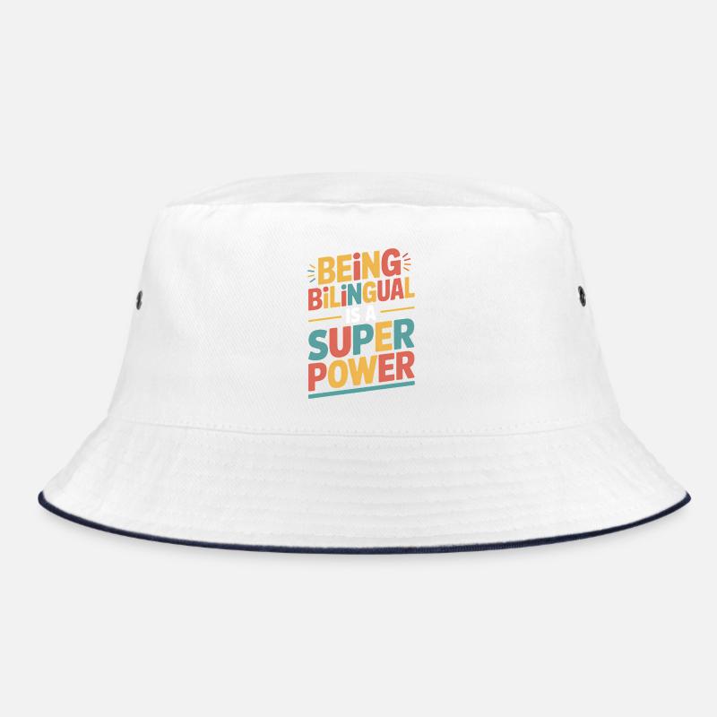Foreign Language Sayings Funny Foreign Language Gift Bucket Hat