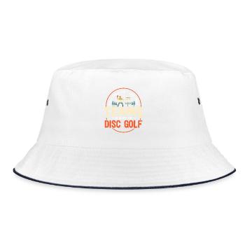 Disc Golf Gifts Disc Golf - Bucket Hat - white/navy - Front