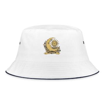 Equinox Renew Rebalance Rebirth Ostara - Bucket Hat - white/navy - Front