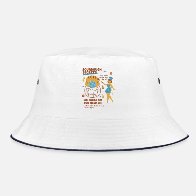 Sauerteig-Geheimnisse Brotbacker Sauerteigbäcker Bucket Hat