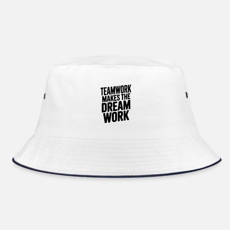 Teamarbeit lässt den Traum wahr werden Bucket Hat