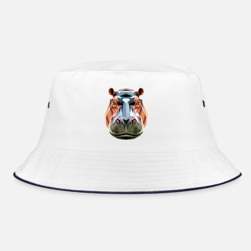 Nilpferd Flusspferd Mama Hippopotamus Cooles Hippo Bucket Hat