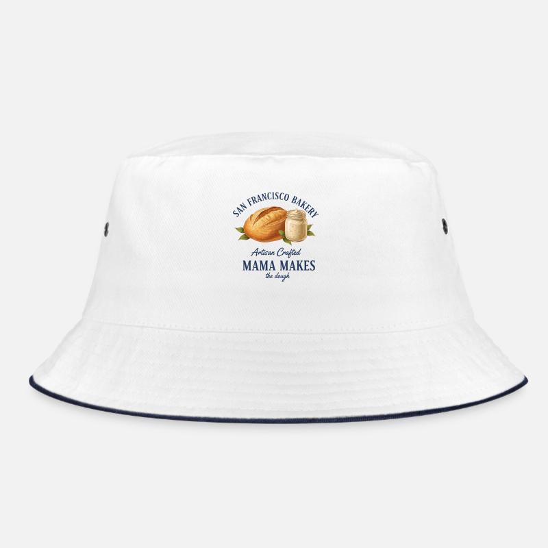 Sauerteigbrot Backer Bäckerin Mama macht den Teig Bucket Hat
