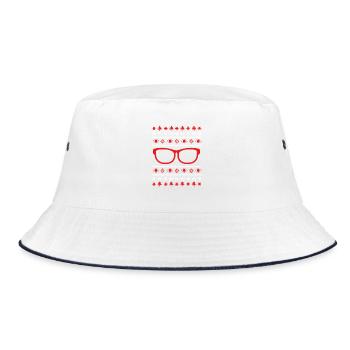 Opticien-ophtalmologiste - Bob - blanc/marine - Devant