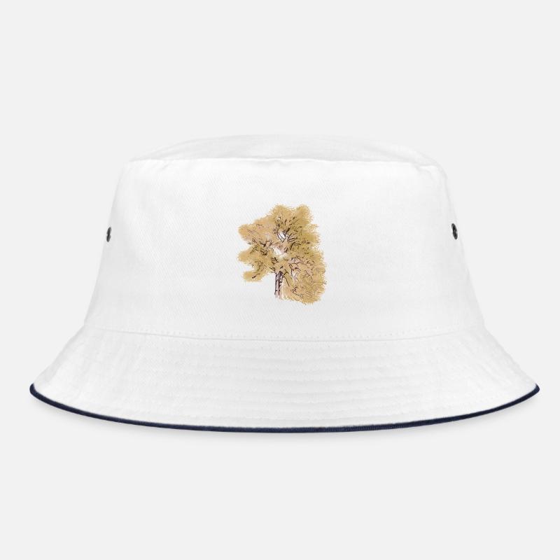 Nadelbaum naturbaum kunst gemalen  Bucket Hat