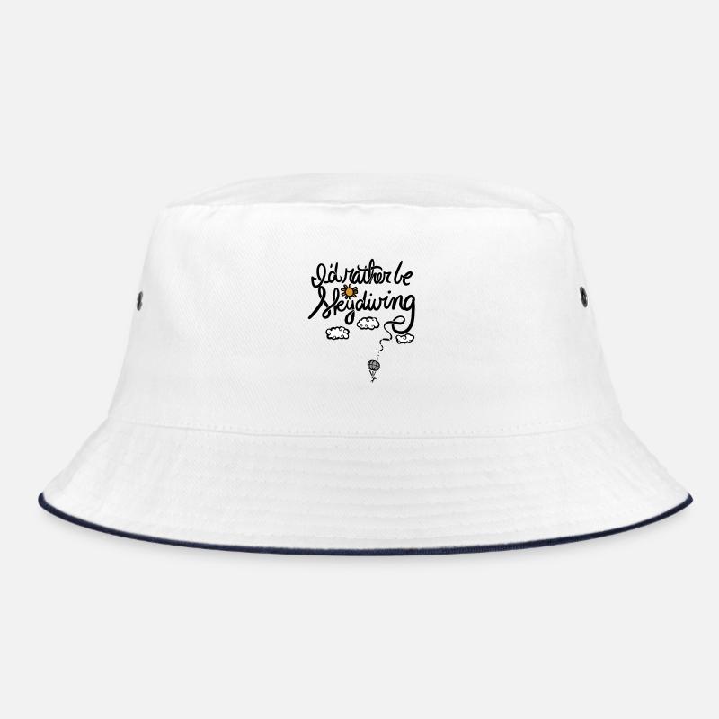 Sun and Clouds Balloon Night Sky Bucket Hat