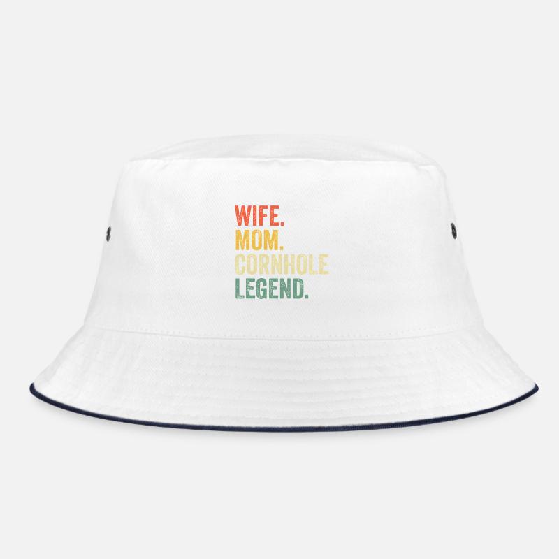 Ehefrau-Mama Cornhole-Legende Bucket Hat