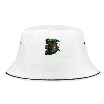 Juncle King Tiger - Bucket Hat - white/navy - Front