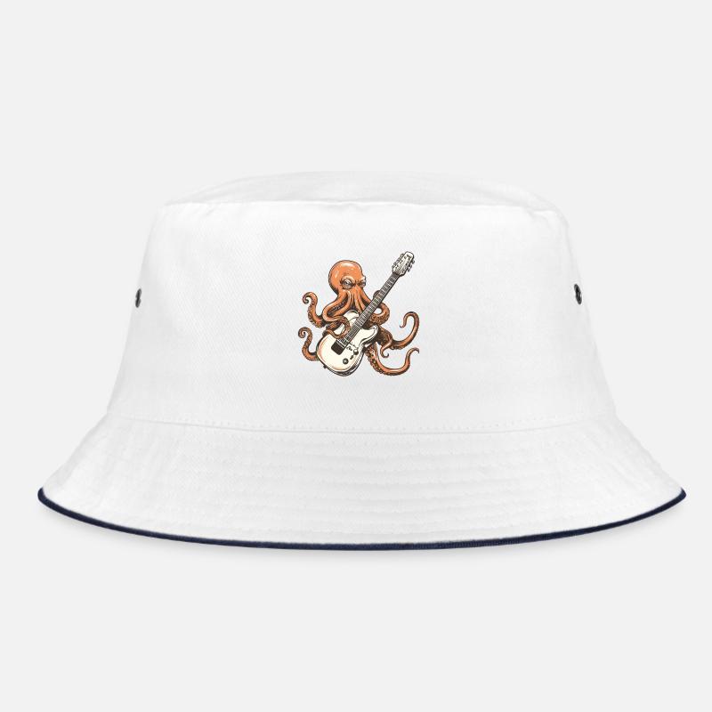 Oktopus Gitarrenriff Bucket Hat