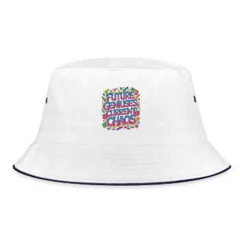 Elementary Teacher Future Geniuses Primary Teacher - Bucket Hat - white/navy - Front