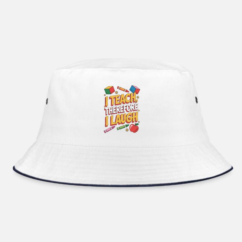 Elementary Teacher I Teach Therefore Educator Bucket Hat