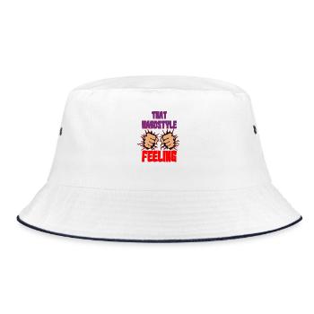 That Hardstyle Feeling - Bucket Hat - white/navy - Front