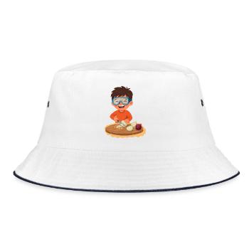 Enfant coupe les oignons intelligemment - Bob - blanc/marine - Devant