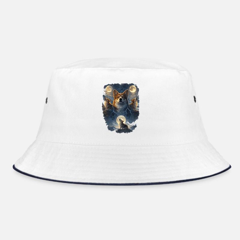 Three Moons Corgi. Bucket Hat