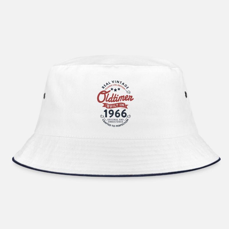 Vintage 1966 Oldtimer 60. Geburtstag Bucket Hat