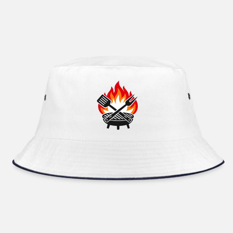 Flame Grill Summer Evening Bucket Hat